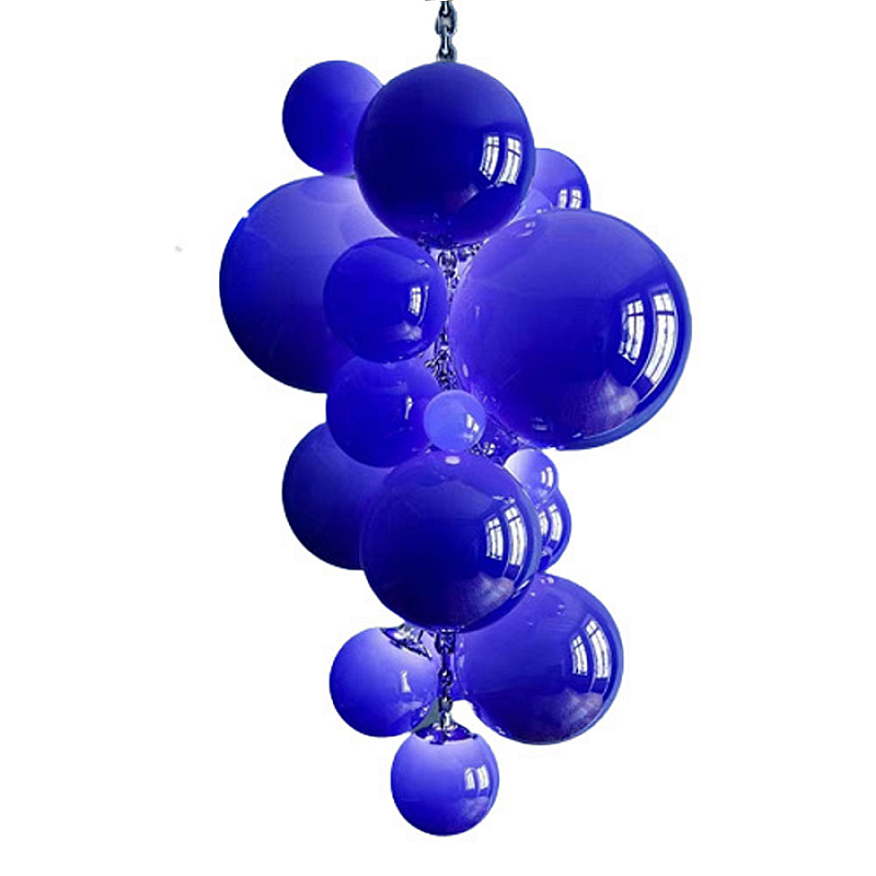 Люстра Grape Balls Синее стекло Сапфирово-синий Люстра Grape Balls Синее стекло Сапфирово-синий в Уфе | Loft Concept