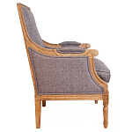 Кресло William Classical Armchair grey flax варинант исполнения - 1 | Loft Concept в Уфе