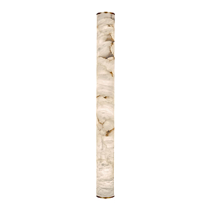 Бра цилиндрической формы из натурального алебастра Alabaster Geometry