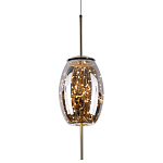 Подвесной светильник с гирляндой внутри стеклянного плафона Garland Glass Hanging Lamp варинант исполнения - 1 | Loft Concept в Уфе