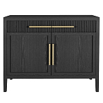 Буфет Primo с двумя ящиками и двумя фасадами Черный дуб варинант исполнения - 1 | Loft Concept в Уфе