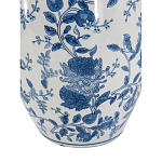 Ваза фарфоровая с узким горлышком и синими цветочными мотивами Independence варинант исполнения - 3 | Loft Concept в Уфе