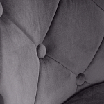 Стул в серой велюровой обивке Ward Grey Velour Chair варинант исполнения - 6 | Loft Concept в Уфе