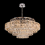 Люстра хрустальная в неоклассическом стиле на серебристом каркасе Majesty варинант исполнения - 5 | Loft Concept в Уфе