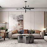 Дизайнерский журнальный стол зеркальный волнистой формы Gytep варинант исполнения - 1 | Loft Concept в Уфе