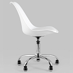 Офисный стул на металлическом основании EGGERY White варинант исполнения - 3 | Loft Concept в Уфе