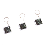 Зеркало брелок складное двухстороннее из натурального камня Серафинит Stone Mirrors варинант исполнения - 8 | Loft Concept в Уфе