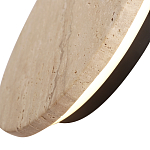 Бра с круглым плафоном из травертина Shaw Marble Lighting варинант исполнения - 5 | Loft Concept в Уфе