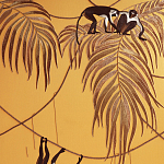 Обои с вышивкой ручной работы Étienne Original colourway on wool sateen варинант исполнения - 1 | Loft Concept в Уфе