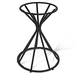 Стол обеденный с круглой керамической столешницей песчаного цвета Sand Ceramics варинант исполнения - 5 | Loft Concept в Уфе