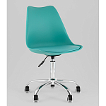 Офисный стул на металлическом основании EGGERY Blue пластик варинант исполнения - 1 | Loft Concept в Уфе