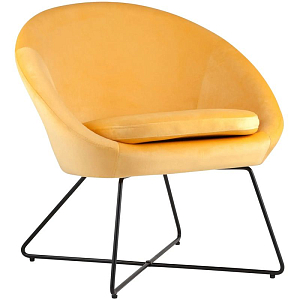 Кресло Avital оранжевый велюр