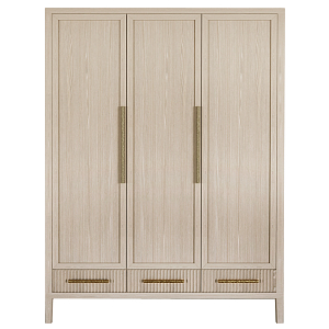 Большой Шкаф Primo Светлый дуб с 3 дверьми и 3 выдвижными ящиками