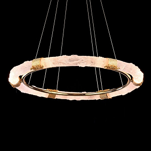 Люстра в форме кольца с золотым декором Warm Heavenly Light