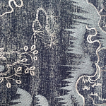 Мебельная ткань Вышивка серый цвет 130 см T2-39 варинант исполнения - 2 | Loft Concept в Уфе