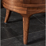Прикроватный столик из дерева с 2-мя ящиками Moon Walnut Furniture варинант исполнения - 7 | Loft Concept в Уфе