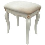 Пуф из массива дерева с велюровой обивкой Pascal French Seating варинант исполнения - 1 | Loft Concept в Уфе