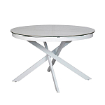 Стол обеденный раскладной круглый White Ceramic Table варинант исполнения - 2 | Loft Concept в Уфе