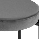 Табурет с мягким круглым сиденьем RIO Grey варинант исполнения - 3 | Loft Concept в Уфе