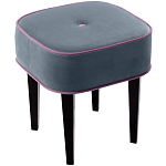 Квадратный мягкий пуф на черных ножках Winton Pouf Square варинант исполнения - 23 | Loft Concept в Уфе