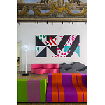 Дизайнерское кресло зеленое Poltronova Sofo Verosa Green Pink Armchair варинант исполнения - 17 | Loft Concept в Уфе