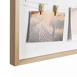 Рамка для фото с подсветкой c 6-ю деревянными прищепками в комплекте Photo Backlight варинант исполнения - 3 | Loft Concept в Уфе