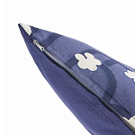 Подушка декоративная синяя с цветочным принтом Blossom Essence Emily варинант исполнения - 2 | Loft Concept в Уфе