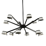 Люстра черного цвета на штанге Noir Supernova варинант исполнения - 1 | Loft Concept в Уфе