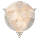 Бра светодиодное с диском из кварца Vendetta варинант исполнения - 1 | Loft Concept в Уфе