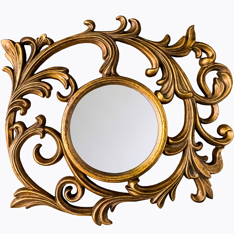 Зеркало настенное с рамой цвета античная бронза Classic Ornament Mirror Античная Бронза Зеркало в Уфе | Loft Concept 