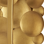 Бра светодиодное из многослойных золотых дисков Metal Disc Chandelier варинант исполнения - 1 | Loft Concept в Уфе