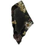 Подставка под благовония из эпоксидной смолы с цветами черная Epoxy Resin Flowers Incense Stand Black варинант исполнения - 1 | Loft Concept в Уфе