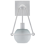 Бра белое с матовым стеклянным плафоном в форме шара White Lighthouse варинант исполнения - 3 | Loft Concept в Уфе