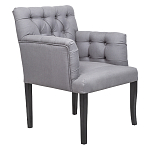 Кресло Addison Chic Armchair grey flax варинант исполнения - 1 | Loft Concept в Уфе
