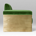 Эксклюзивный Диван в стиле Арт-деко Phoenix с элегантными латунными элементами  варинант исполнения - 2 | Loft Concept в Уфе