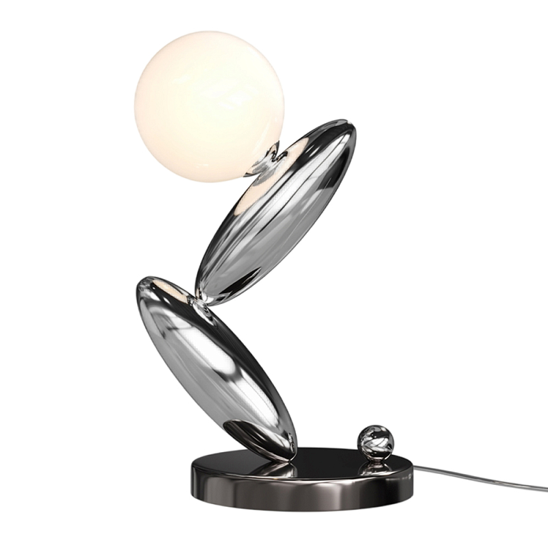 Настольный светильник Resonance 3000К 6Вт Серебряный Белый в Уфе | Loft Concept 