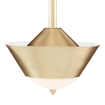 Подвесной светильник светодиодный конусообразный Сone Shaped Gold Pendant варинант исполнения - 2 | Loft Concept в Уфе