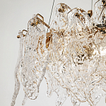 Люстра с декором из текстурированного стекла Textured Glass Chandelier 6 варинант исполнения - 2 | Loft Concept в Уфе