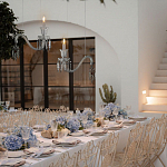 Подвесной светильник стеклянный в виде канделябра Curved Glass Chandelier варинант исполнения - 7 | Loft Concept в Уфе