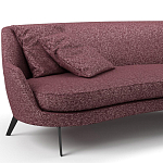 Мебельная ткань Шенилл фиолетовый цвет 138 см T4-25 варинант исполнения - 4 | Loft Concept в Уфе