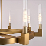 Люстра CANELLE Round Chandelier 8 Modern Brass варинант исполнения - 1 | Loft Concept в Уфе