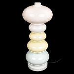 Настольная лампа из стеклянных сфер в пастельных тонах Высота 48 см Pastel Lunaria варинант исполнения - 3 | Loft Concept в Уфе