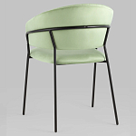 Стул в велюре фисташкового цвета Horizon варинант исполнения - 5 | Loft Concept в Уфе