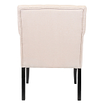 Кресло Addison Chic Armchair beige flax варинант исполнения - 2 | Loft Concept в Уфе