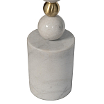 Торшер мраморный с белым абажуром Floor lamp Jewelry варинант исполнения - 2 | Loft Concept в Уфе