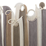 Настенный декор с бахромой белого и бежевого цвета Abstraction I варинант исполнения - 1 | Loft Concept в Уфе