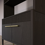 Стеллаж Primo с ящиками Темный орех варинант исполнения - 4 | Loft Concept в Уфе