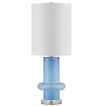 Настольная лампа из стекла с высоким абажуром Column варинант исполнения - 3 | Loft Concept в Уфе