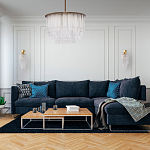 Бра с круглым основанием и длинными прозрачныи стеклянными трубками Nembus варинант исполнения - 8 | Loft Concept в Уфе