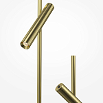 Напольный торшер светодионый золотой Lumen Duo варинант исполнения - 3 | Loft Concept в Уфе